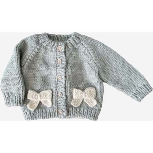 Bow Cardigan, The Blueberry Hill | Maisonette