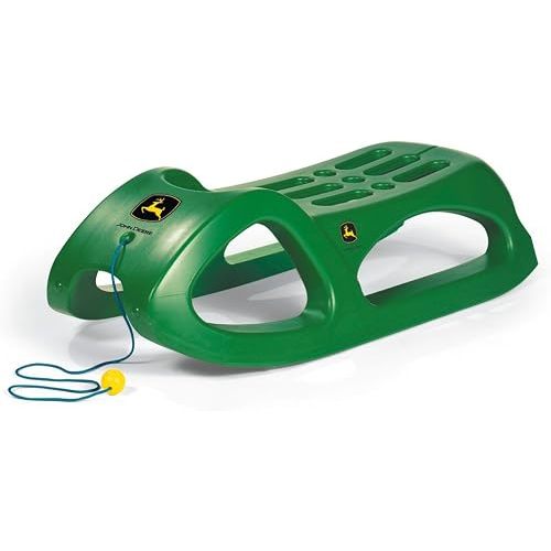 rolly toys John Deere Sled with Stainless Steel Runners and Tow Handle, Youth to Adult Ages 3+