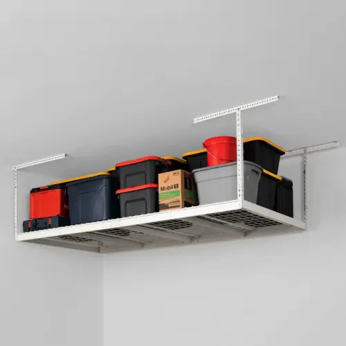 SafeRacks Super Duty 4 ft x 8 ft Overhead Garage Storage Rack and Accessories Kit | Costco