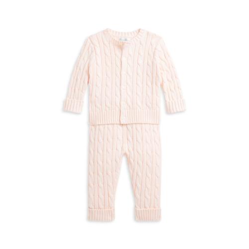 Polo Ralph Lauren Baby's Cable-Knit Cardigan & Pants Set | Saks Fifth Avenue