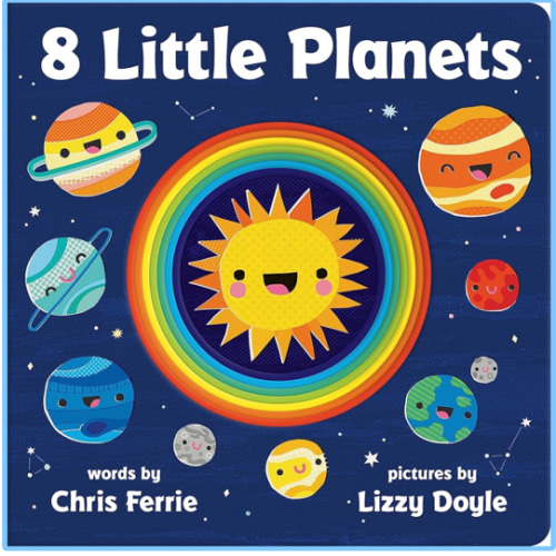 8 Little Planets: A Solar System Book for Kids with Unique Planet Cutouts