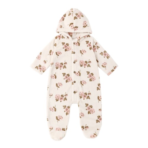 Kids' Rose Garden Fleece Jumpsuit