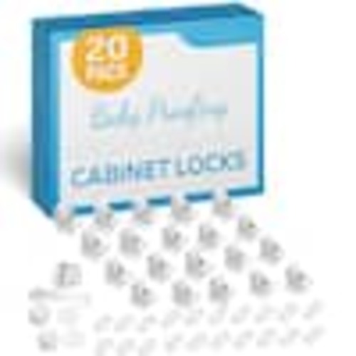 Wudkey 20-Pack Magnetic Cabinet Locks Baby Proofing, Children Proof Cupboard Drawers Latches, Adhesive Easy Installation GN2Y64_2