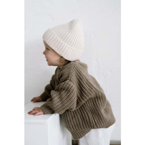 ‘Oak’ Chunky Knit Sweater – Oat Co