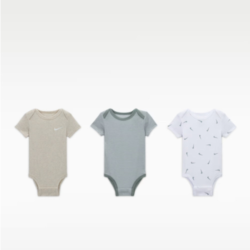 Nike Baby Essentials Baby (0-9M) Bodysuits (3-Pack). Nike.com