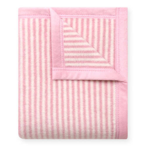 Sweet Pea Stripe Blush Mini Blanket