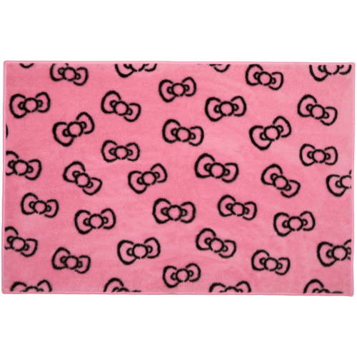 Hello Kitty Kids Faux Fur Accent Rug, 30 x 46, Pink