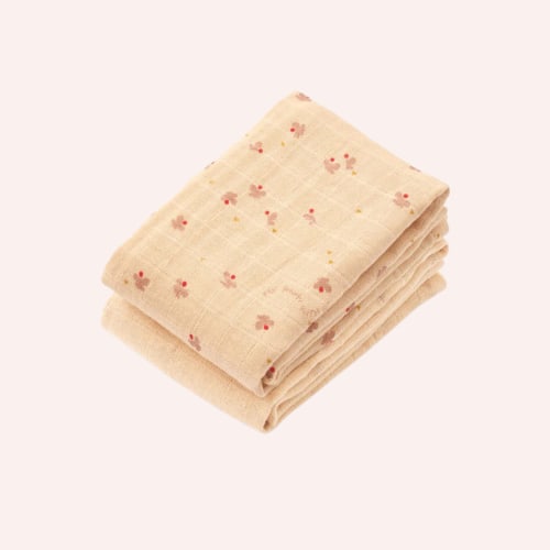 Lewis Muslin Cloth 2-pack - Mini Butterfly/Apple Blossom Mix