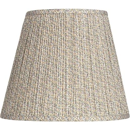 Kasey Medium Yellow Pastel Shirred Empire Shade 8x13x11 (Spider)