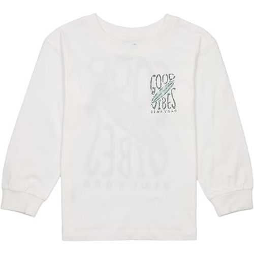 BINKYBRO Graphic Tees - 100% Cotton Long Sleeve T-Shirts with Front & Back Designs - Comfortable Casual Youth Tops