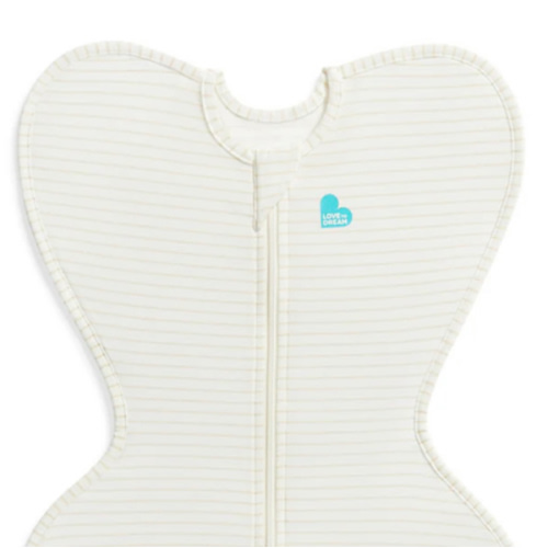 Swaddle Up™ 0.2 TOG Cotton Tan Breton Stripe