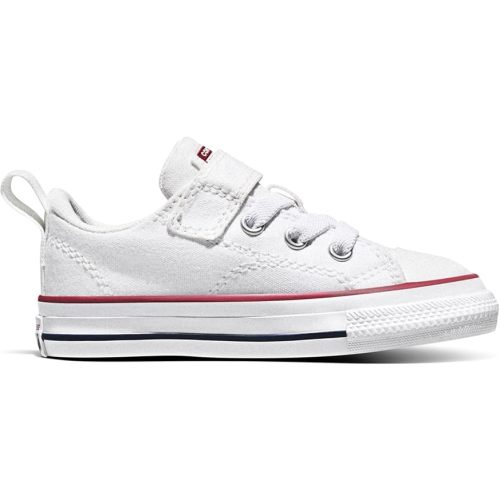 Amazon.com | Converse Unisex Chuck Taylor All Star Malden Street Easy On (Infant/Toddler) White/Garnet/White 3 Infant M | Sneakers
