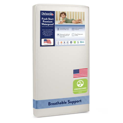 Kolcraft Fresh Start Premium Foam Baby Crib Mattress and Toddler Mattress