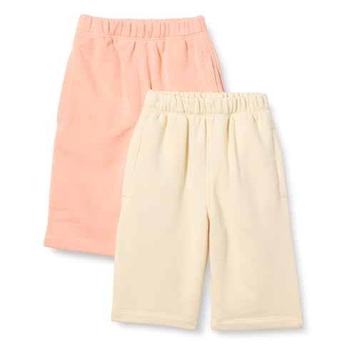 Amazon Essentials Unisex Toddlers and Babies' French Terry Cotton Pants, Pack of 2