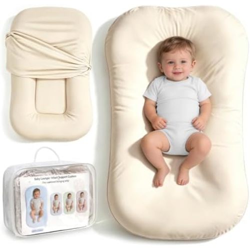 Infant Support Cushion, Baby Lounger for Newborn 0-24 Months