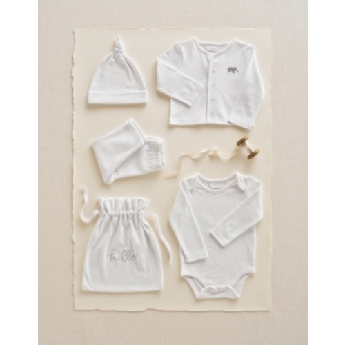 Organic Cotton Hello Baby Gift Set (0–6mths) | The White Company
