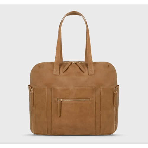 Chelsea Convertible Diaper Bag Backpack & Tote - Stylish Vegan Leather Designer Bag - Hannah & Henry