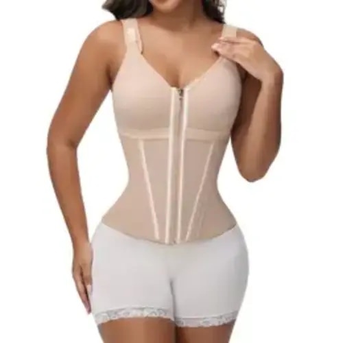 SHAPSHE Waist Shapewear for Women with Bra Girdle Workout Shapewear with Adjustable Shoulder Strap - TikTok Shop