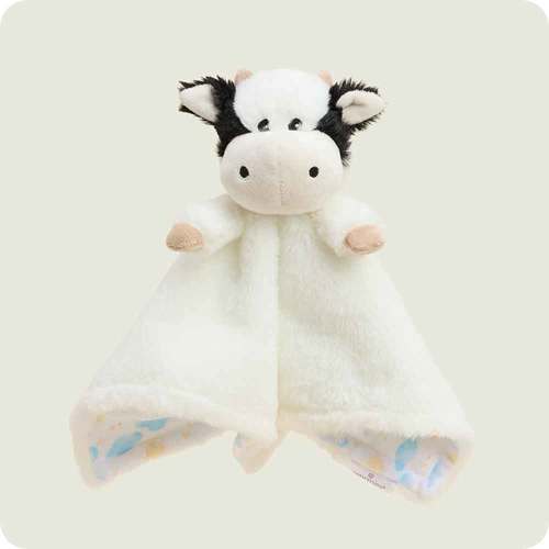 Black and White Cow Lovey Blanket Warmies – Warmies USA