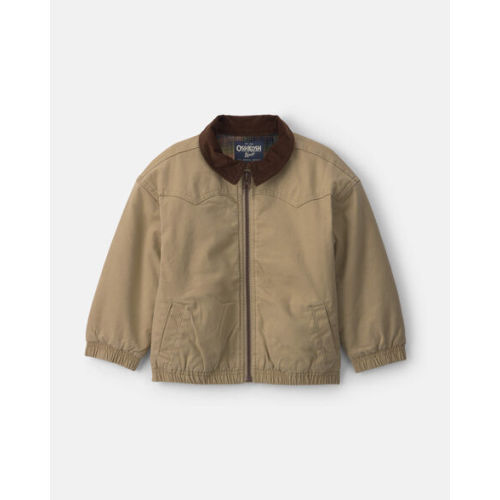 Toddler Boy Utility Barn Jacket - Khaki/Brown - OshKosh B'gosh | Carter's