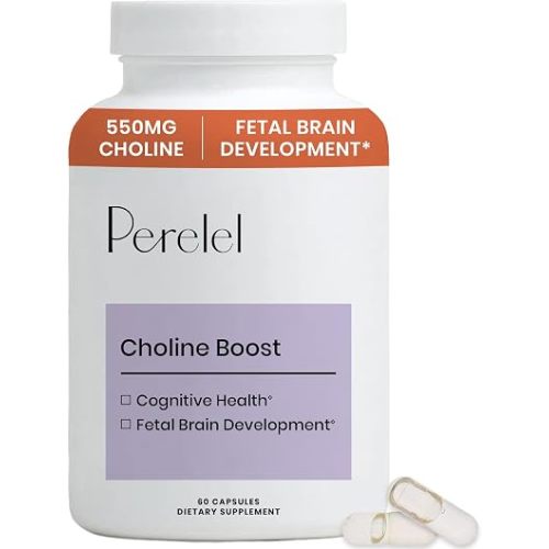 Perelel Womens Prenatal Choline to Support Baby's Cognitive Function