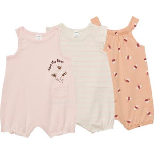 PL Baby by Petit Lem 3-Pack Rompers | Nordstromrack
