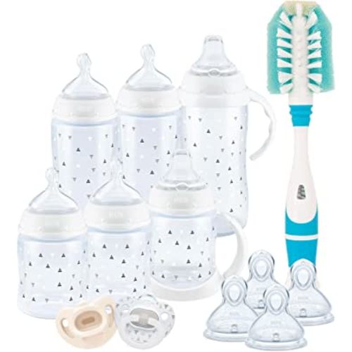 NUK Smooth Flow Anti Colic Baby Bottle Newborn Gift Set