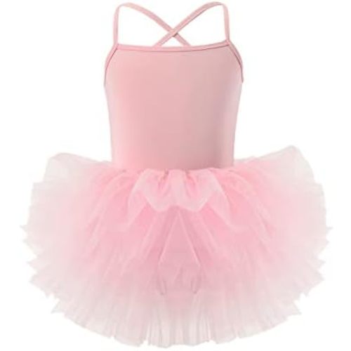 Tutu.kk Toddler Girls Ballet Skirted Leotards Strap Tutu Dress Party Outfits for Dance 18Months to 7t