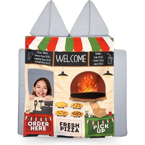 Couch Swag Play Panel for Childrens Foam Sofa Kids Couch (Pizza)