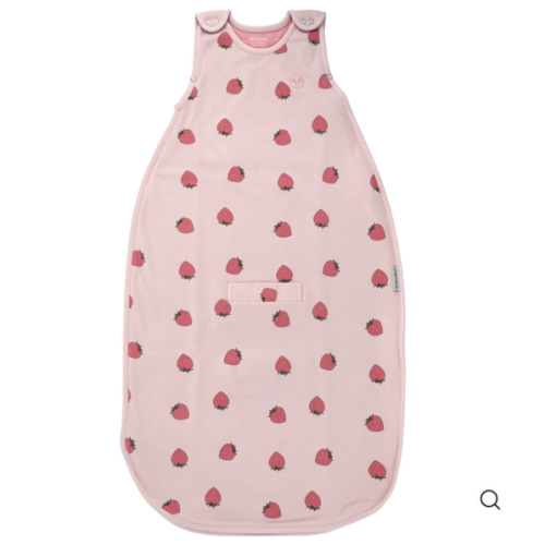 4 Season® Ultimate Baby Sleep Bag, Merino Wool & Organic Cotton, Strawberry