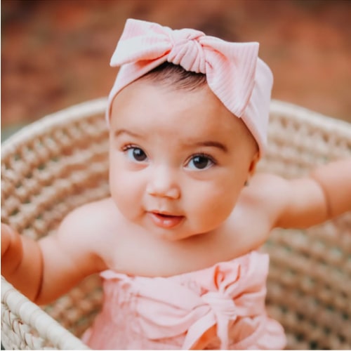 Satin-lined Bow Headband for babies – Aarin & Co.