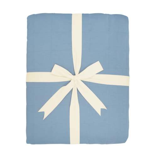 Adult Quilted Blanket in Slate | Bamboo Blanket | Kyte Baby