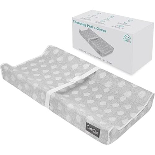 Baby Change Pad, Timkos Baby Change Mat Baby Change Table, Waterproof & Non-Slip Baby Changing Pad Mat for Infant Newborn with Washable Cover