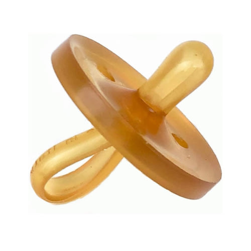Natural Rubber Pacifier - BPA-Free - Soft - Handcrafted in Italy