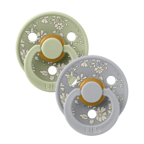 BIBS x LIBERTY Colour Pacifiers 2 Pack Capel - Sage Mix – Bibsworld store US