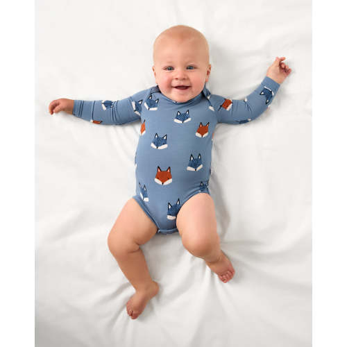 Fox Tracks Bodysuit | Little Sleepies