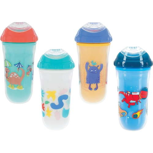 Nuby No-Spill Insulated Cool Sipper, 9 Ounce (Pack of 1) Colors May Vary