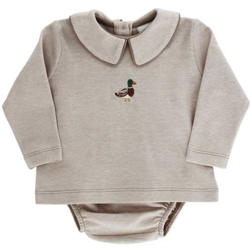 Mallard Collared Diaper Cover Set