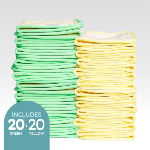 Full Time Regular Absorbency Value Bundle (40 Pack) – Kinder Cloth Diaper Co.
