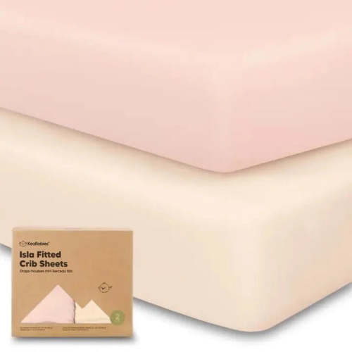 Kea Babies - 2-Pack Isla Bamboo Fitted Crib Sheet