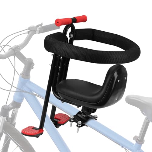 Ercabikker Kid's Bike seat Front Child Carrier Bike Chair for Bicycle Kids seat for Children 2~4 Years,Weight 55 lbs