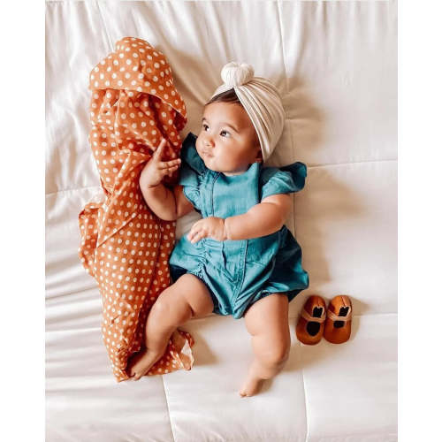 Denim Ruffle Romper | Reverie Threads