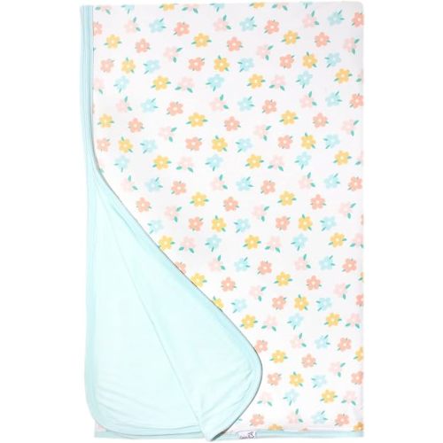 Copper Pearl Jumbo 3-Layer Baby Blanket: Soft Baby Quilts for Boys and Girls | Breathable, Cozy, Toddler Blanket | Baby Quilt for Newborns | 60x72 Premium Material | Daisy