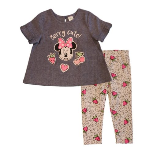 Disney Minnie Mouse Chambray Leggings Set (Baby Girls)
