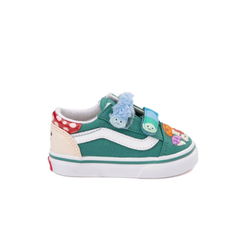 Vans Old Skool V Mushroom Skate Shoe - Baby / Toddler - Green | Journeys
