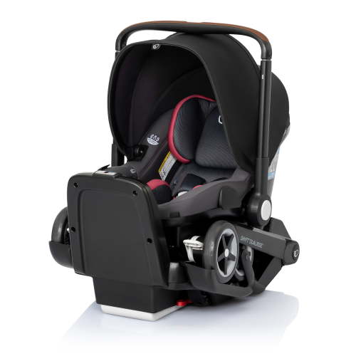 Evenflo Shyft DualRide Infant Car Seat and Stroller (Sylva Pink) - Grows with Newborn, Travel System with Wheels