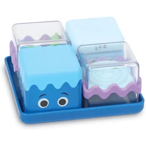 Learning Resources Cool Down Cubes Sensory Fidget Set for Kids Ages 4+, Social Emotional Learning Toys for Kids,Montessori Calming Toys