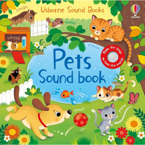Pets Sound Book: A Delightfully Tactile and Illustrated Book About Cats and Dogs for Children (Ages 3-5)