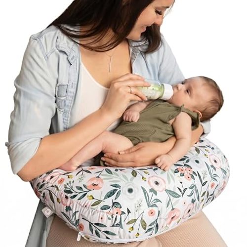 Boppy Nursing Pillow, Safe Ergonomic Breastfeeding & Baby Feeding Support