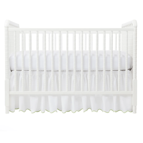 Thyme Pique Crib Skirt